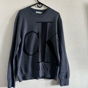 Calvin Klein Crewneck Sweater with Bold Logo